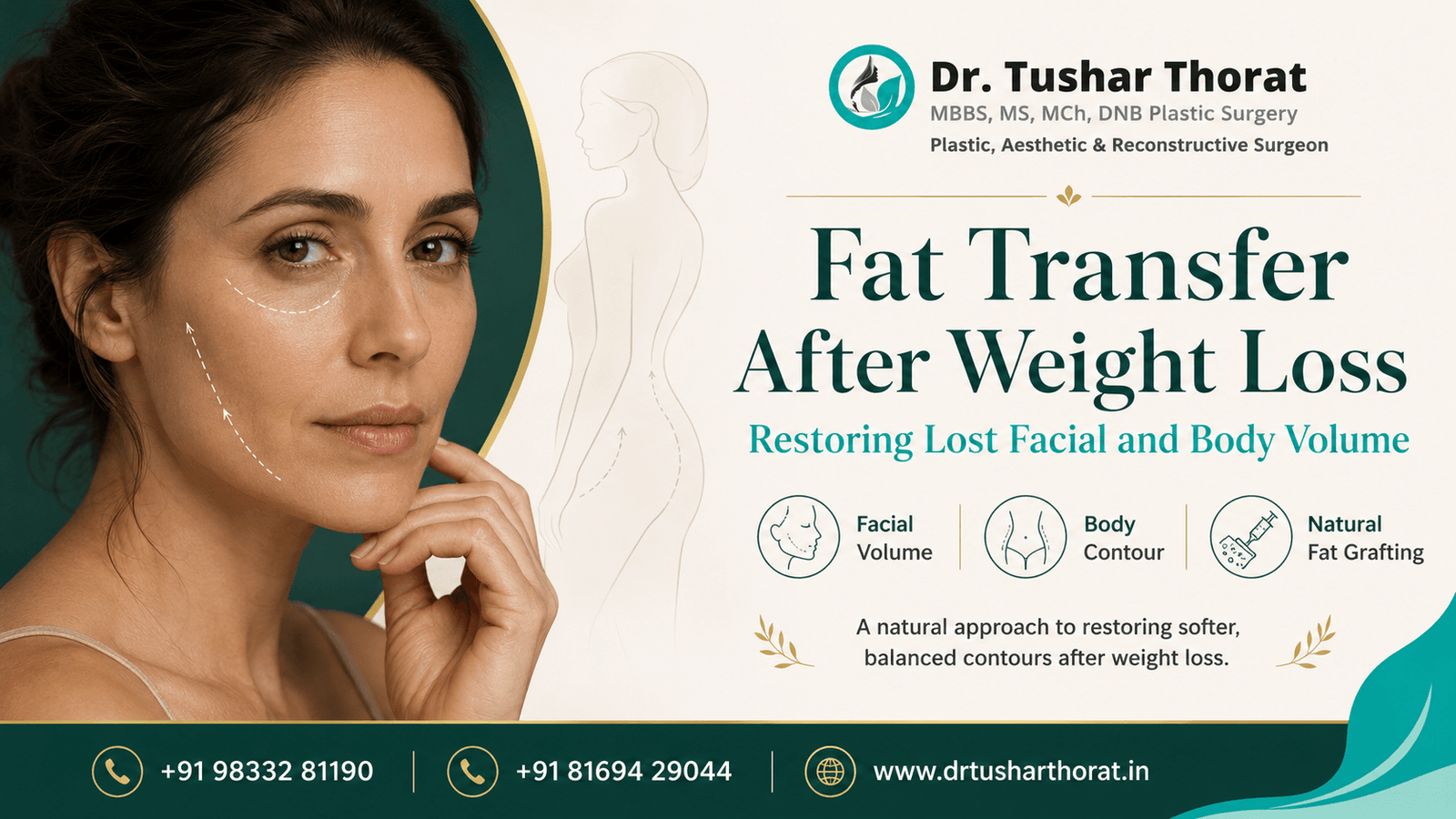 Fat transfer after weight loss