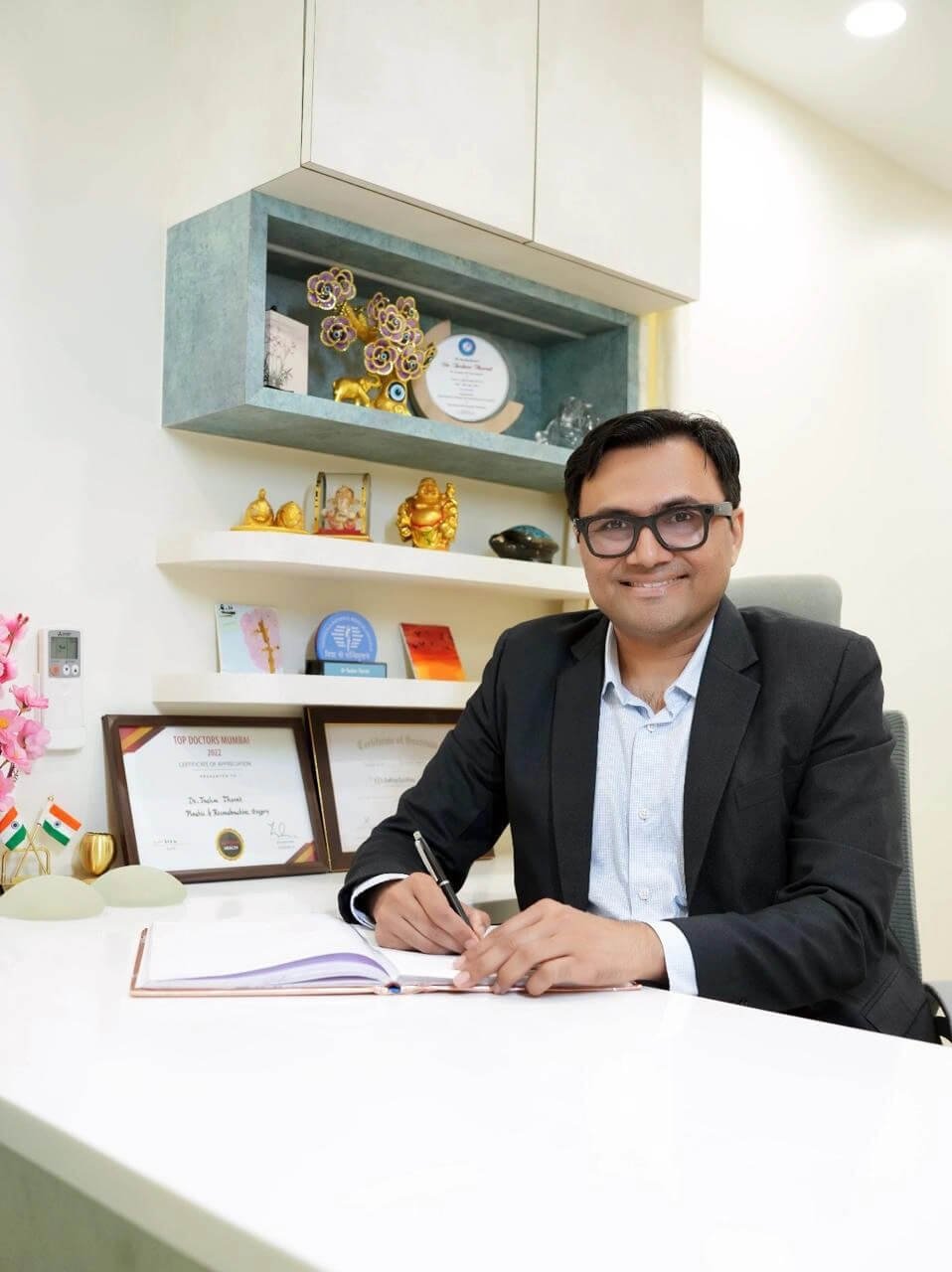 Dr. Tushar Thorat during consultation